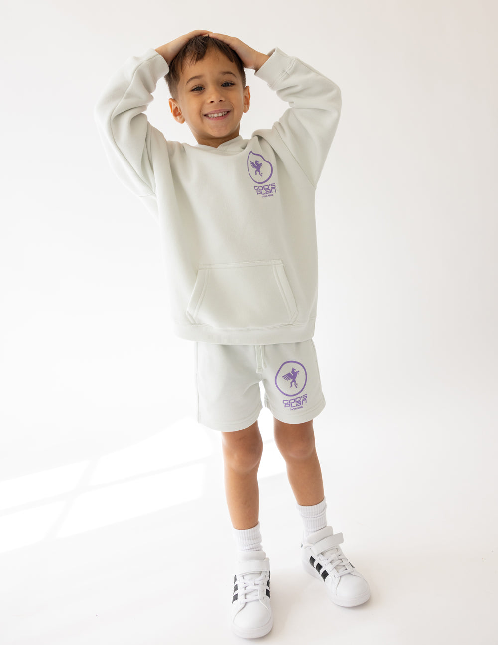 God's Plan Racing Oversized Kids Hoodie