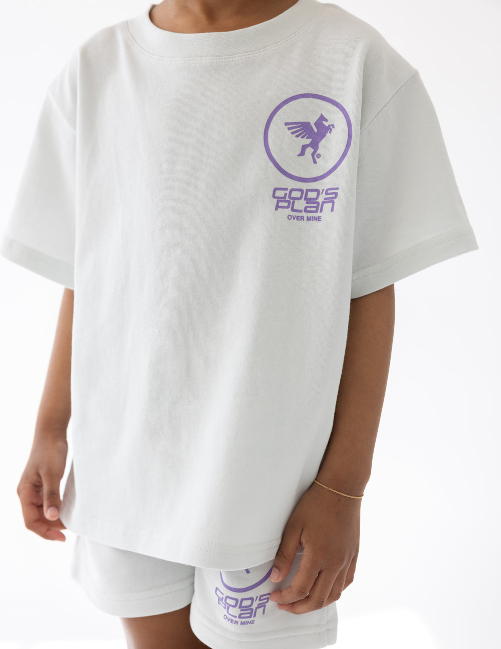 God's Plan Racing Kids Tee Oversized Fit Kids T-Shirt