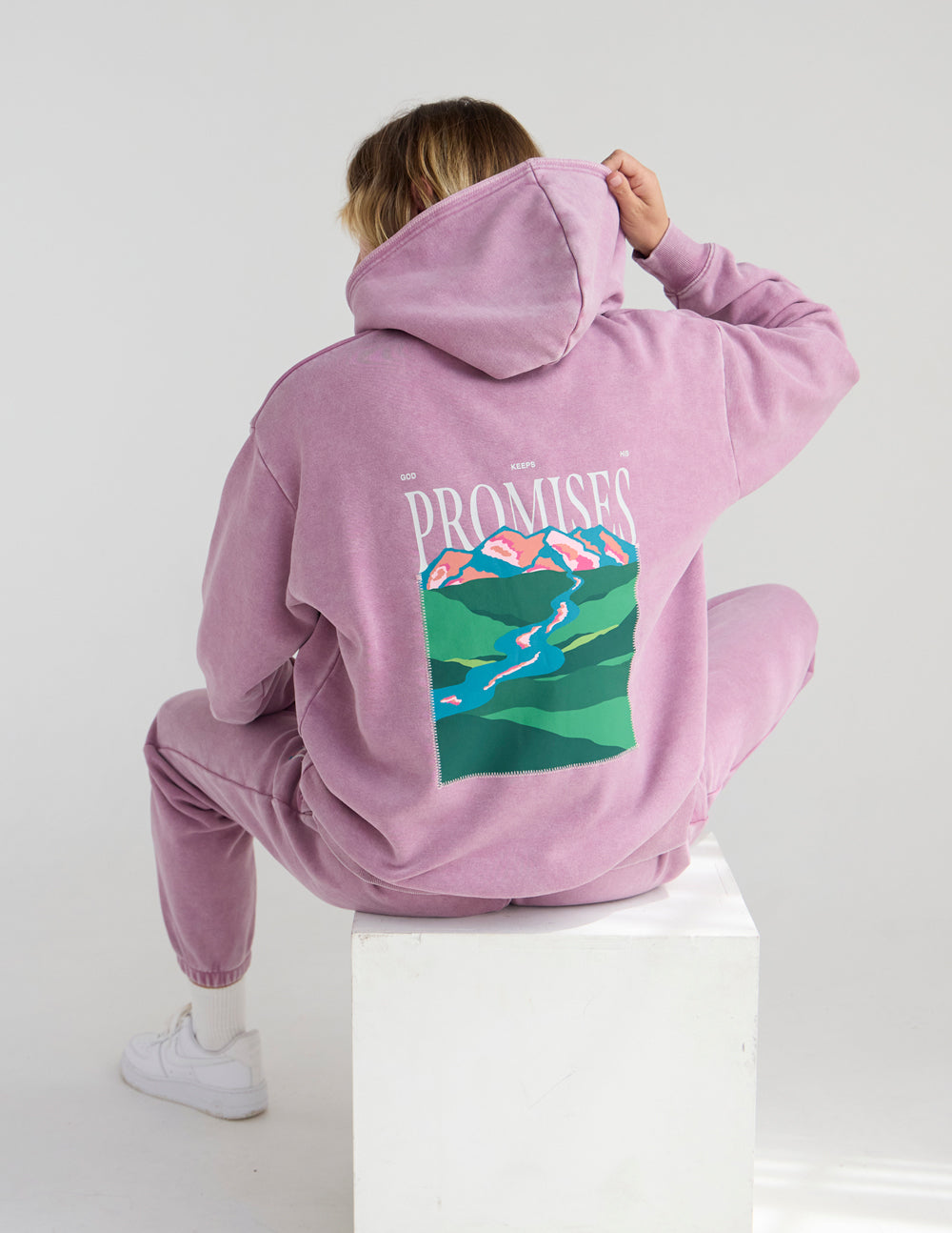 God's Promises Bordeaux Relaxed Unisex Hoodie