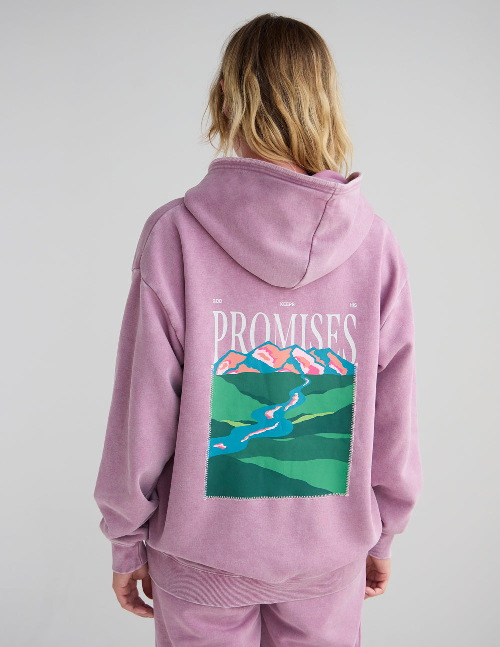 God's Promises Bordeaux Relaxed Unisex Hoodie