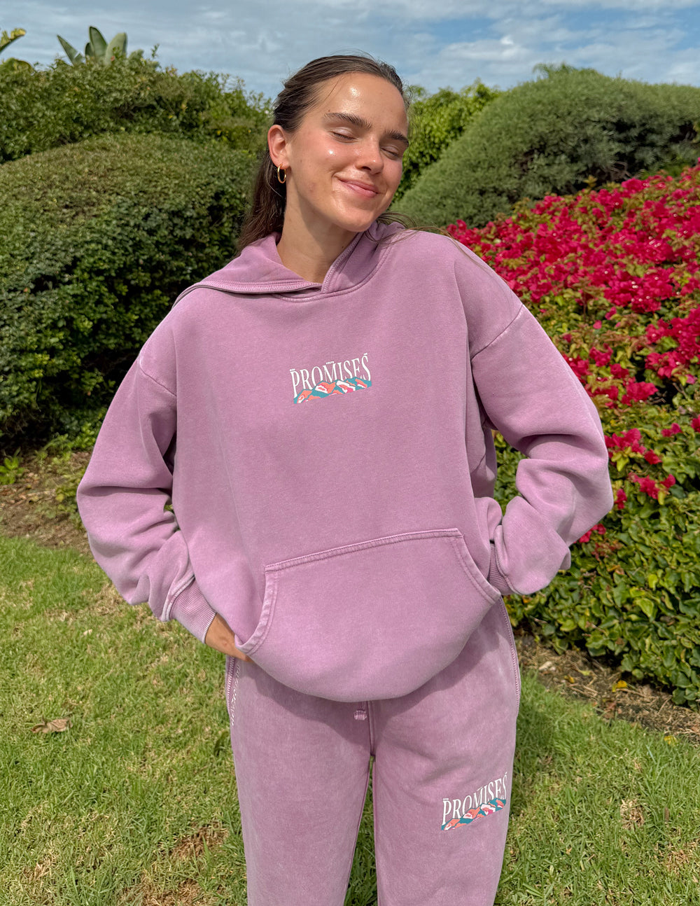 God's Promises Bordeaux Relaxed Unisex Hoodie