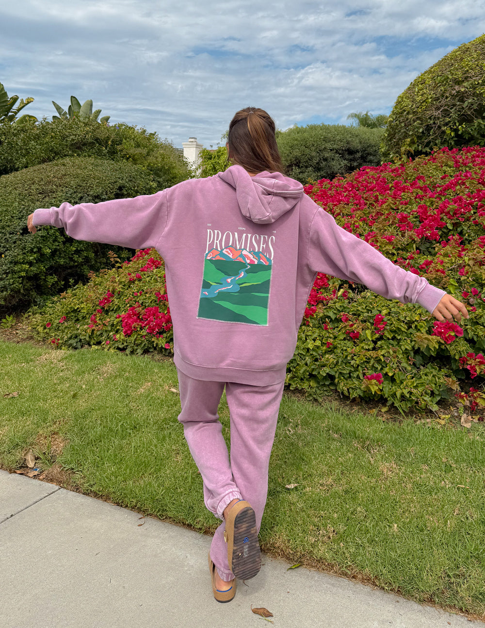 God's Promises Bordeaux Relaxed Unisex Hoodie