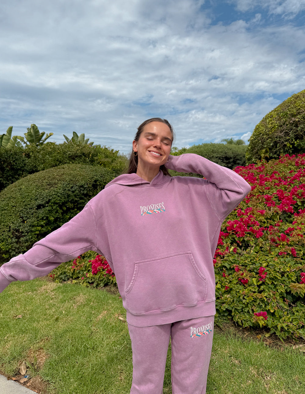 God's Promises Bordeaux Relaxed Unisex Hoodie