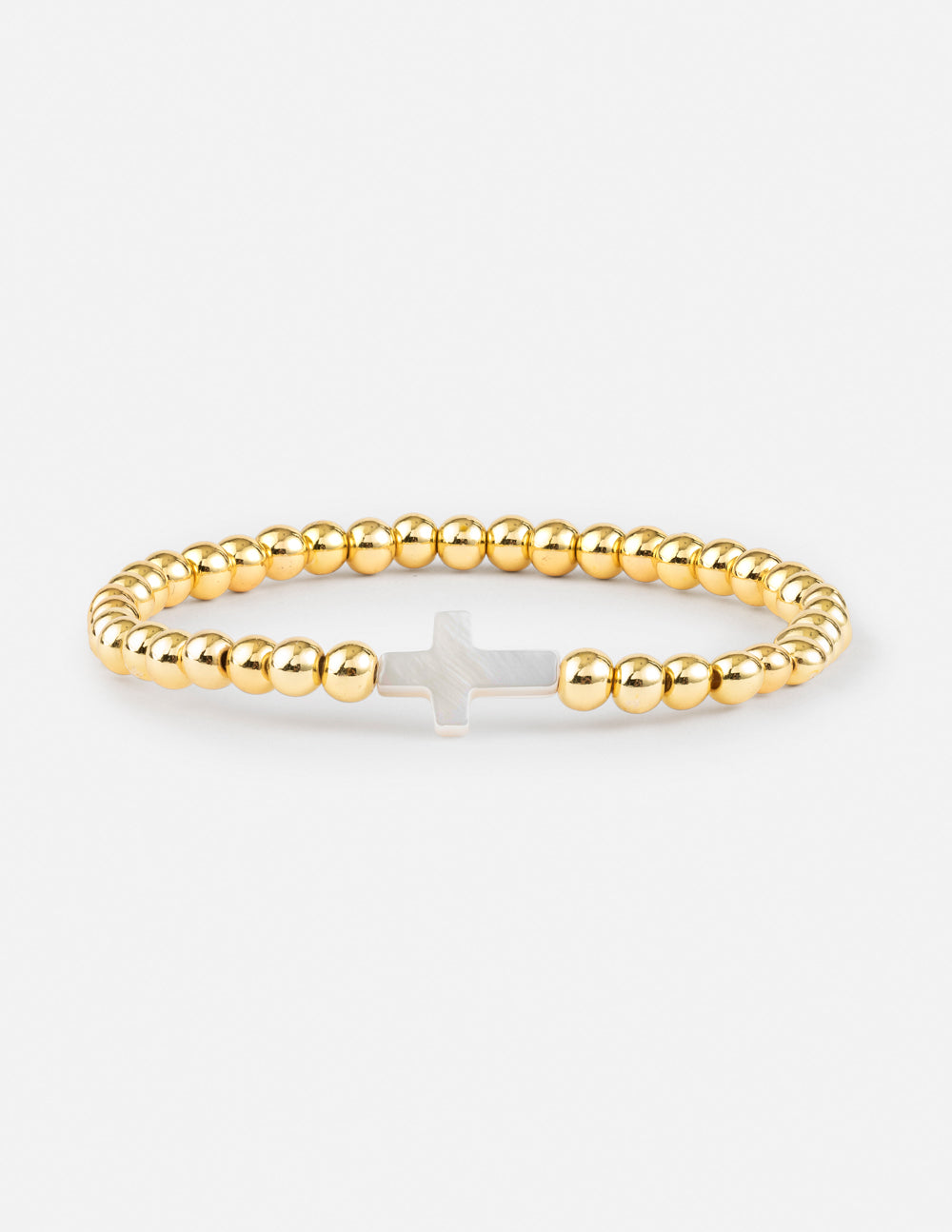 Gold Cross Bracelet Religious Jewelry Elevated Faith