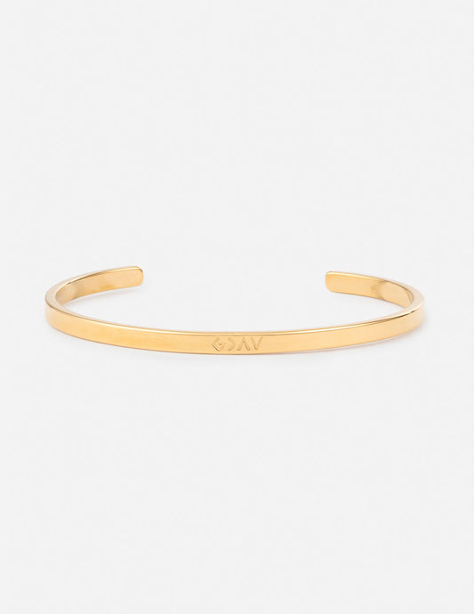 Gold Highs and Lows Cuff Bracelet Elevated Faith