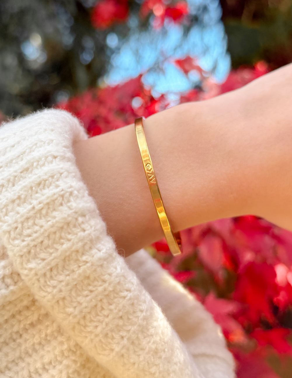 Gold Highs and Lows Cuff Bracelet Elevated Faith