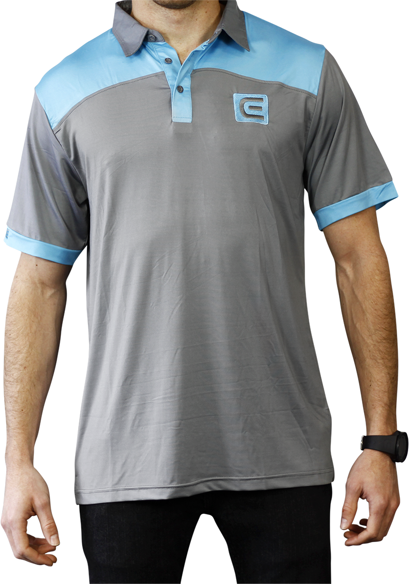 Rockwell Poly-Blend Polo - Gray/Shark