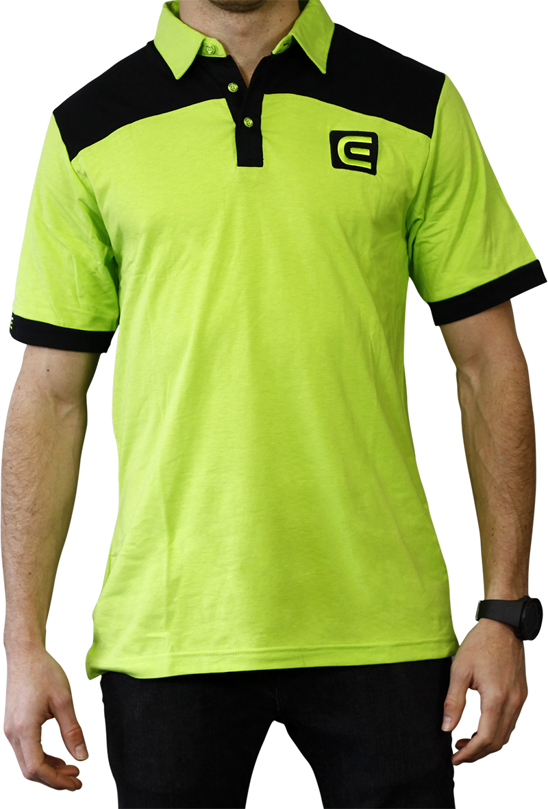Rockwell Tri-Blend Polo - Green/Black