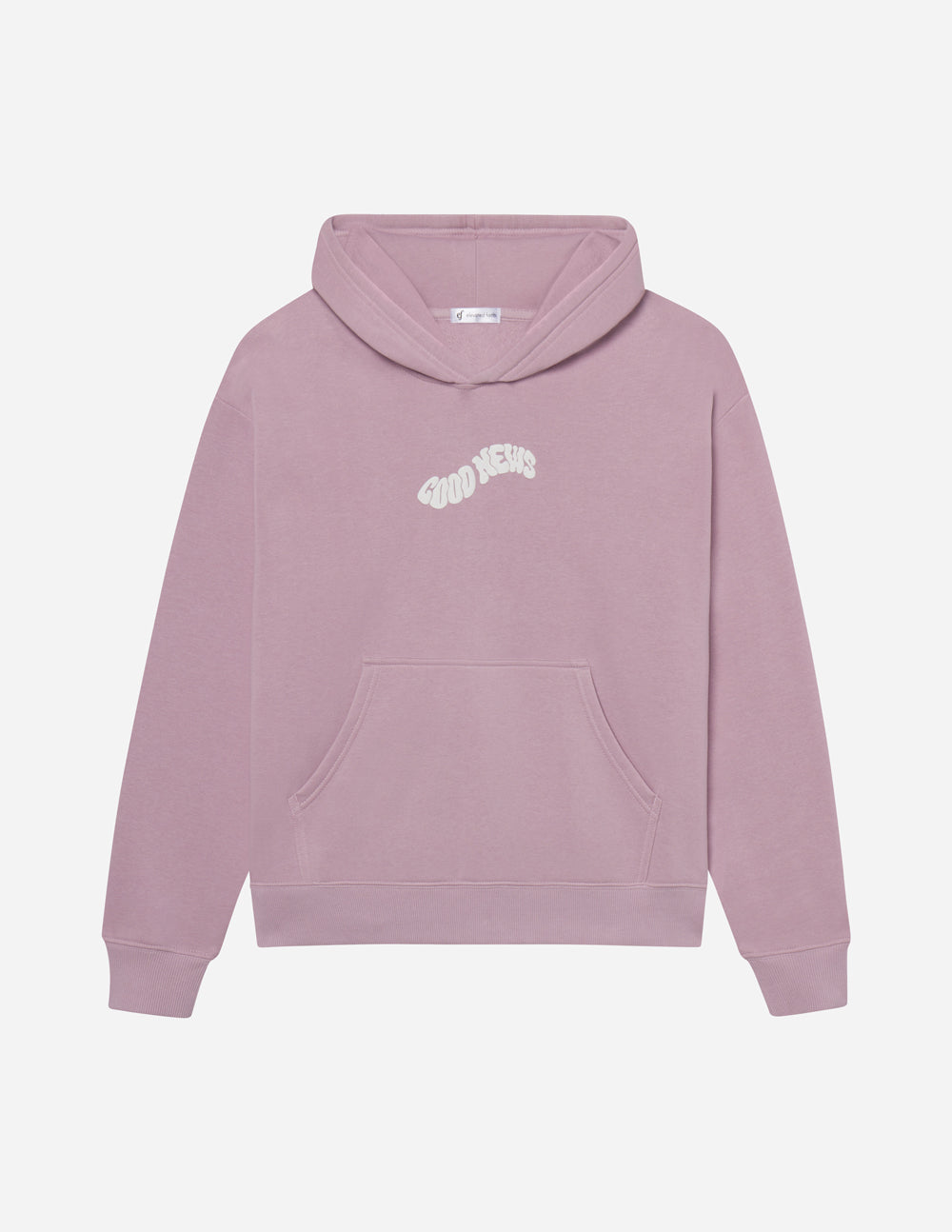 Pink Unisex Hoodie Good News Brand