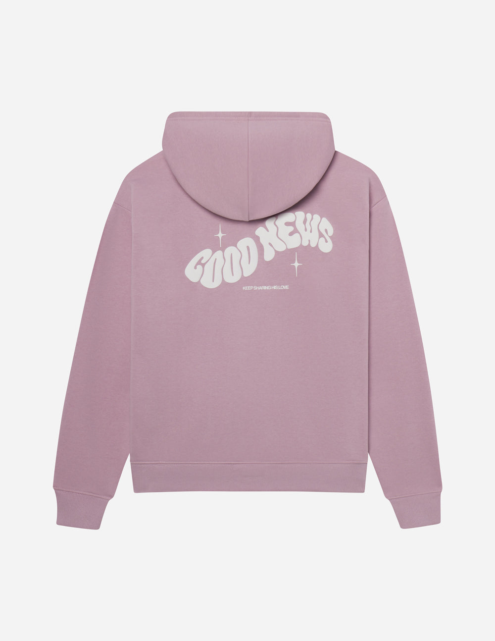 Pink Unisex Hoodie Good News Brand