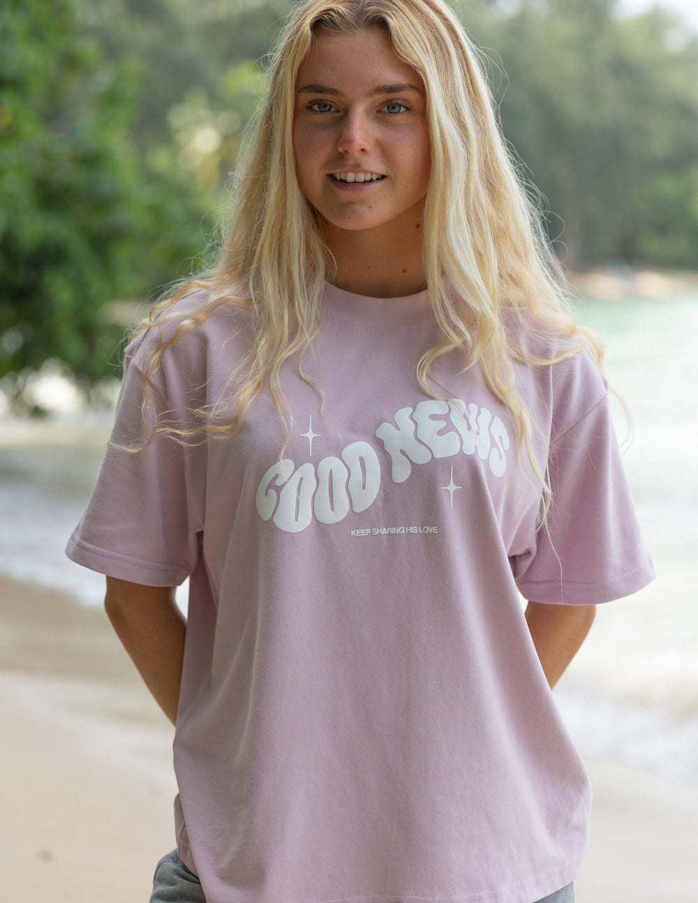 Good News Pink Super Soft Unisex Tee