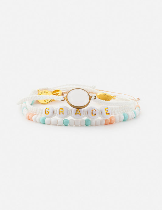 Grace Bracelet Pack Inspirational Bracelet Set Elevated Faith