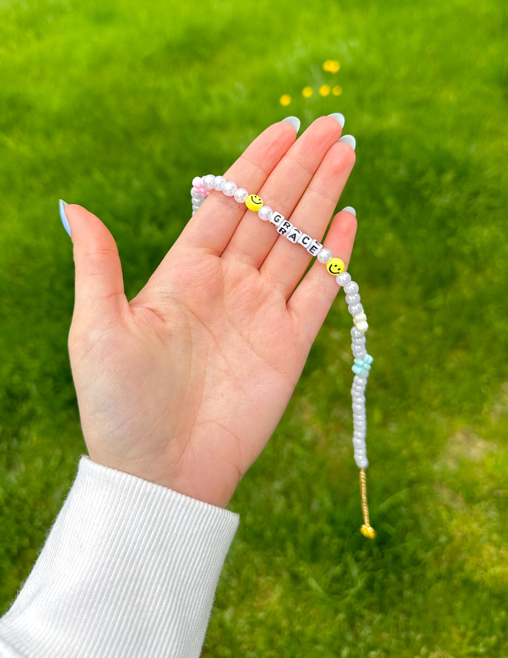 Grace Letter Necklace Personalized Jewelry Elevated Faith