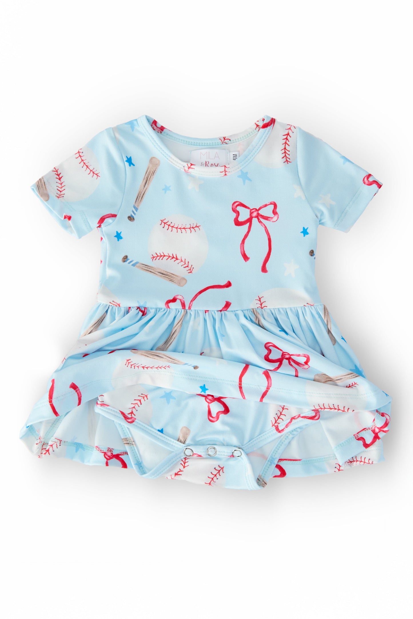 Twirl Bodysuit Short Sleeve Grand Slam Glam Mila & Rose