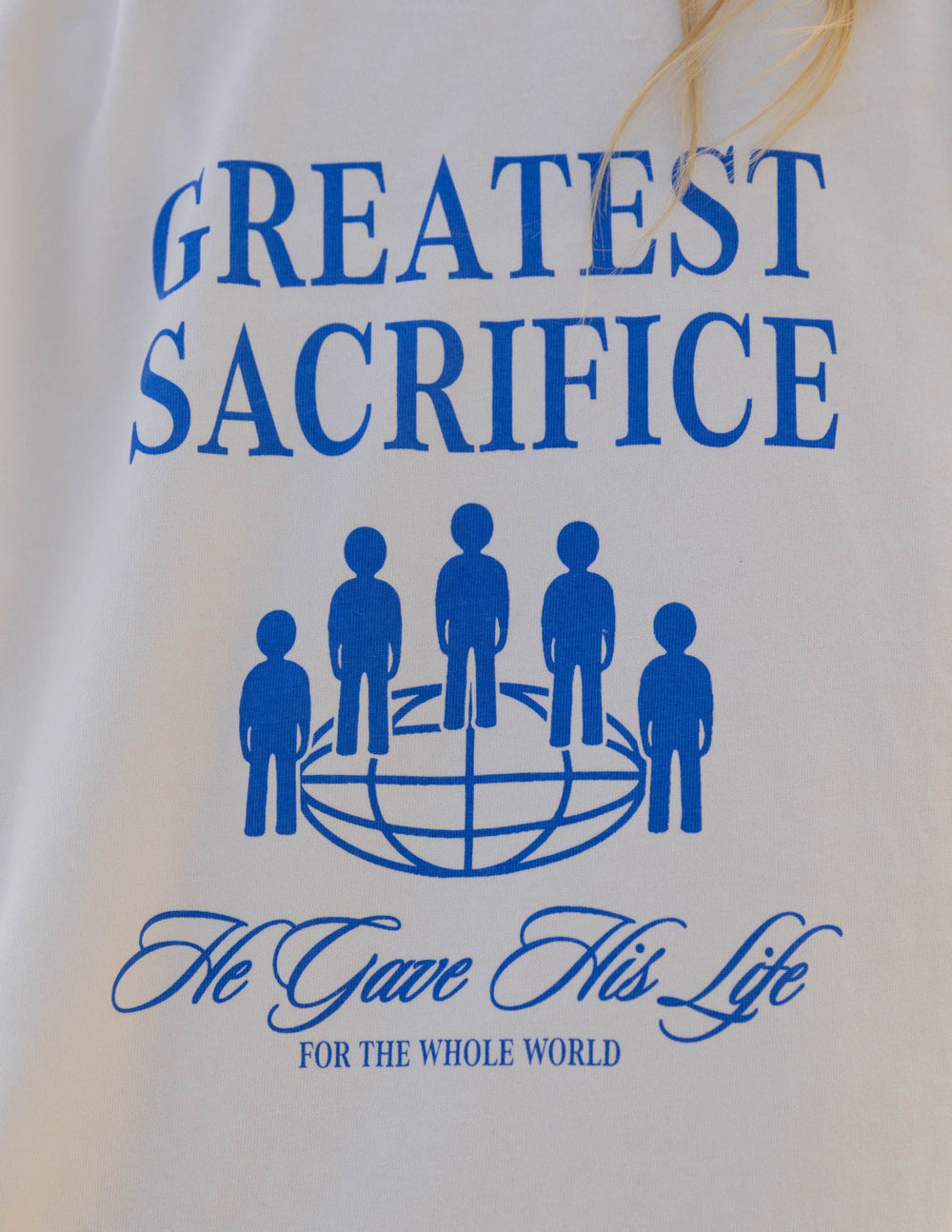 Greatest Sacrifice Nimbus Cloud Oversized Unisex Tee