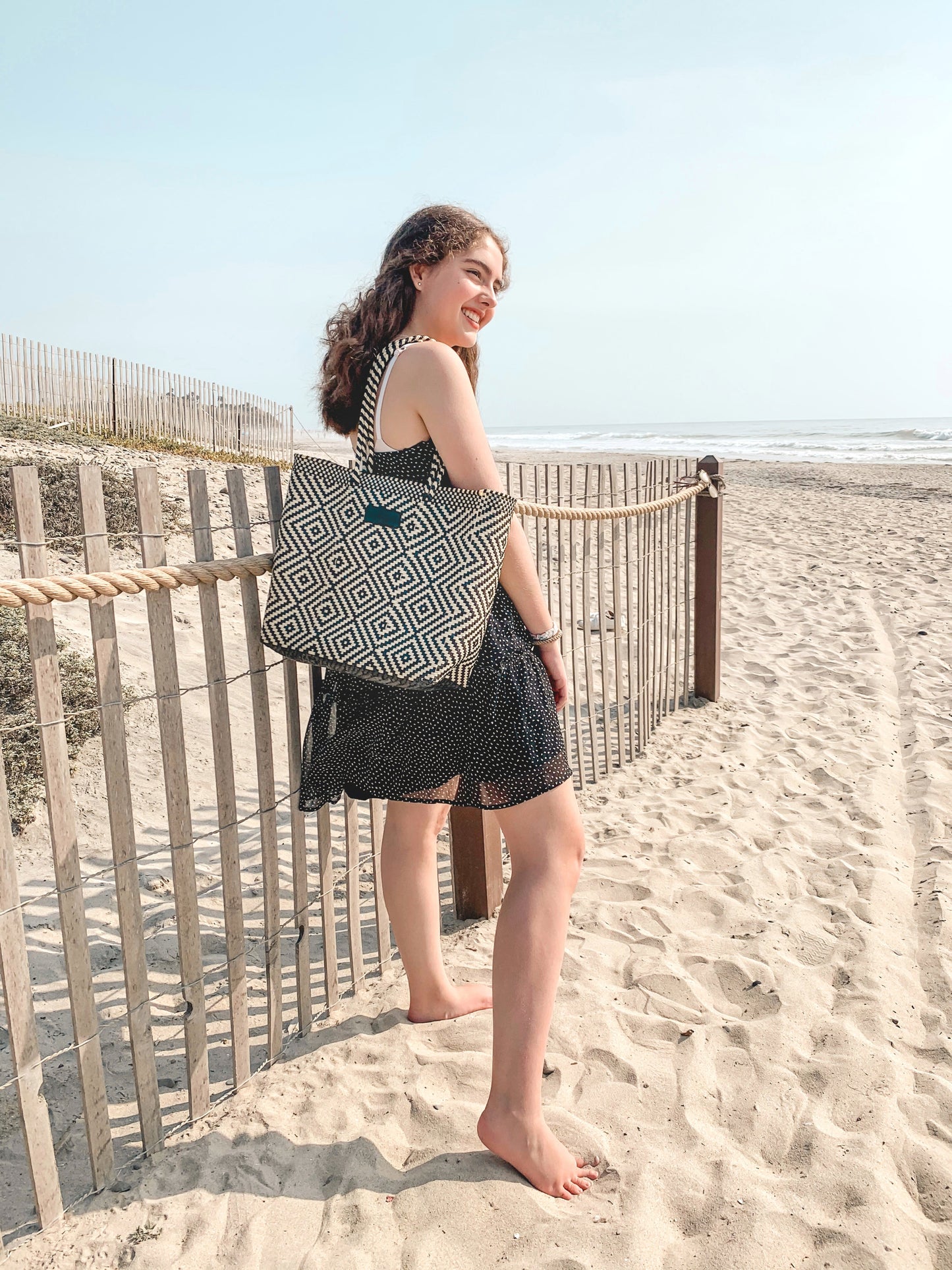 Greca Woven Eco-Friendly Tote Bag
