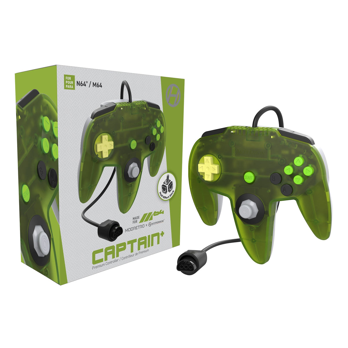 M64 Captain+ Premium Controller Special Edition Emerald - Hyperkin