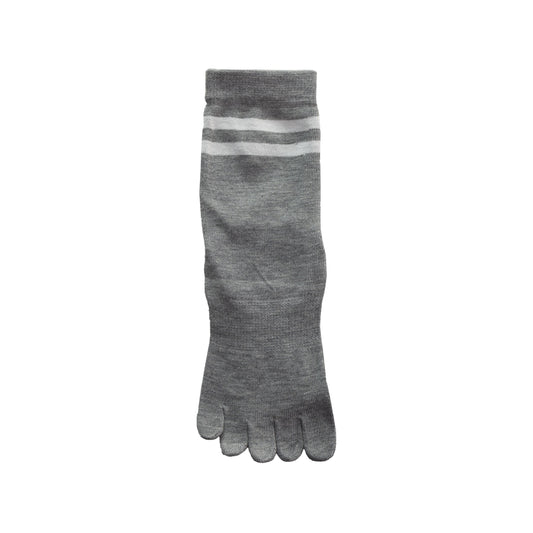 Pilates Grip Sock Tube Grey Non-Slip Socks
