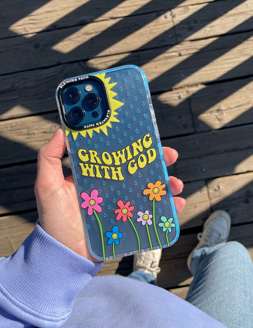 Growing with God Soft Impact Protection Phone Case by Taryn Cumbo