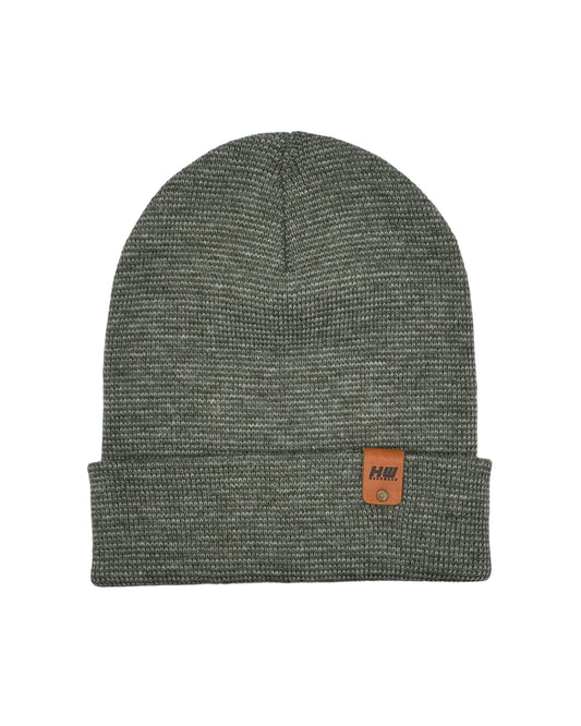 Classic Fusion Cuffed Beanie Gray Green Beanie HAAKWEAR