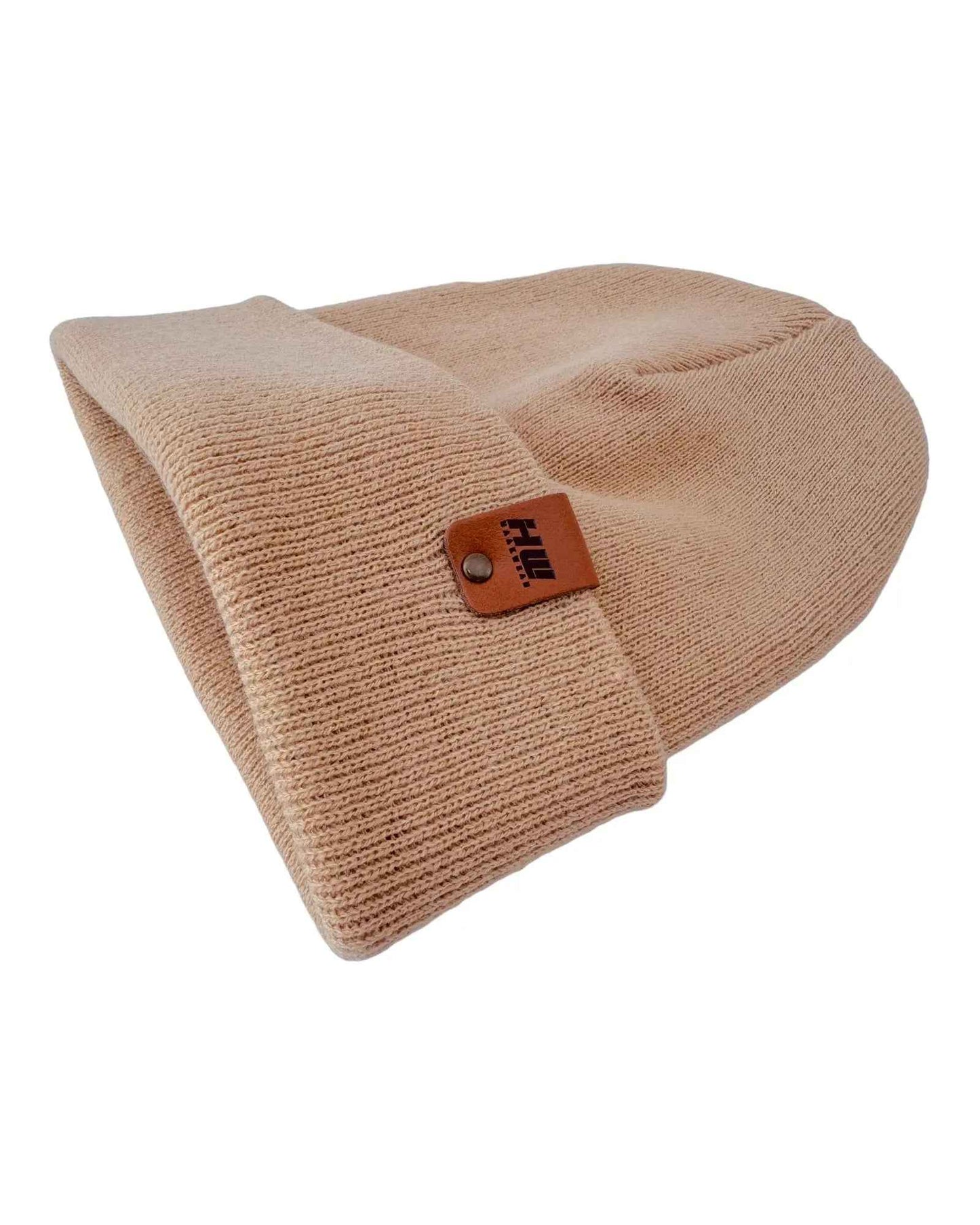 Knit Cuffed Classic Beanie Dune Beige Hat HAAKWEAR