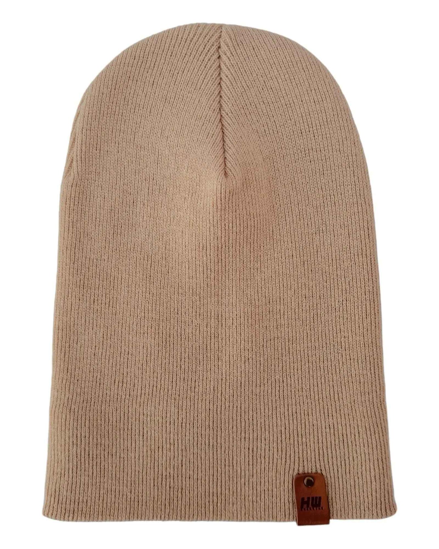 Knit Cuffed Classic Beanie Dune Beige Hat HAAKWEAR