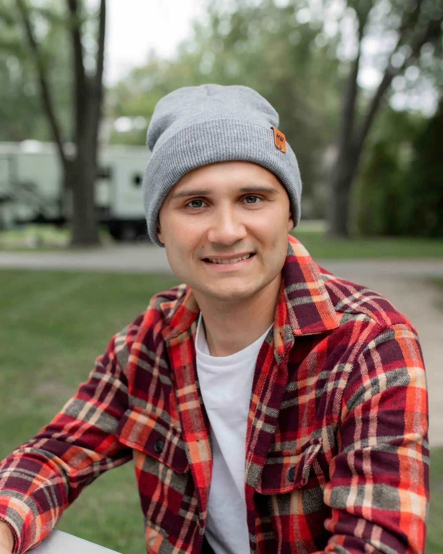 Knit Koala Gray Classic Cuffed Beanie Hat HAAKWEAR