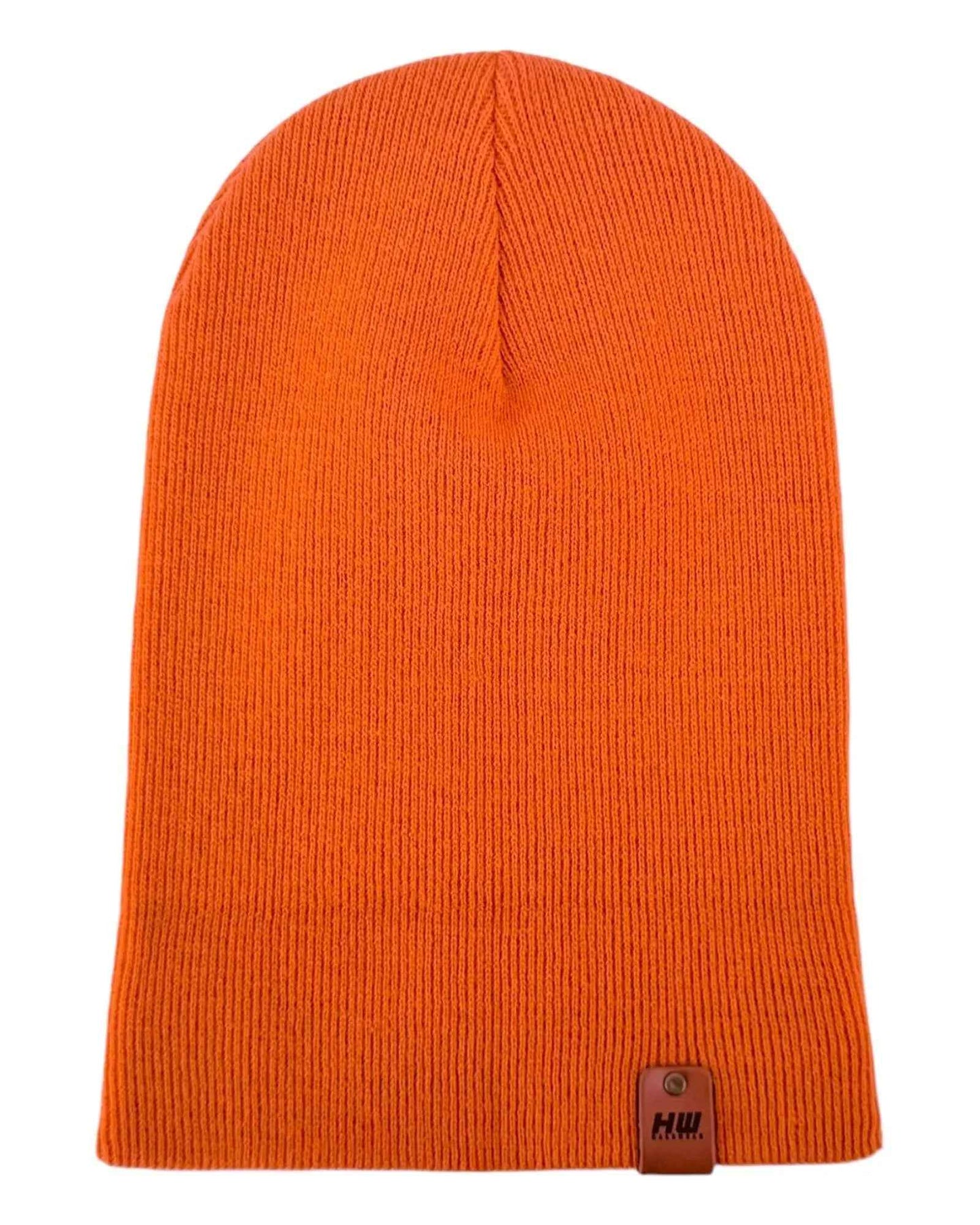 Knit Cuffed Classic Beanie Tiger Orange Hat HAAKWEAR