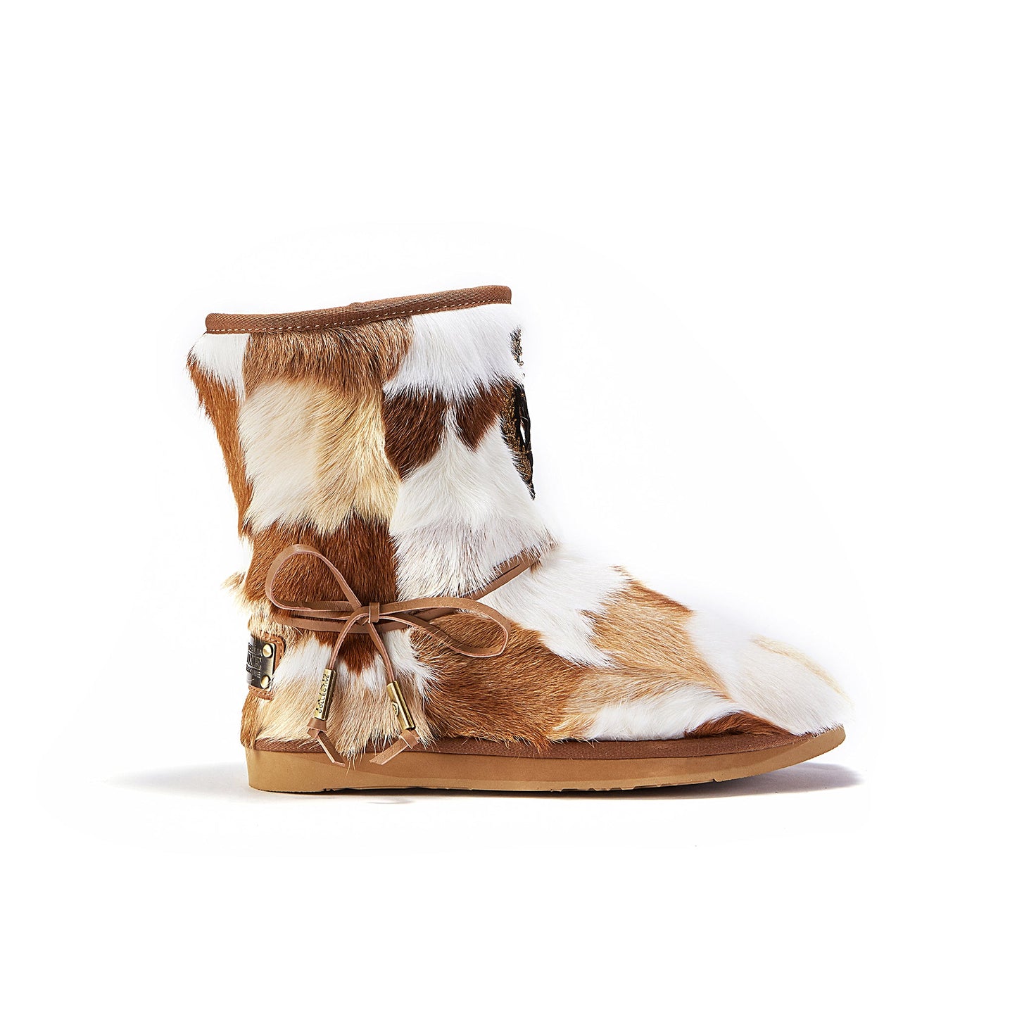 Goat Fur Soft Heritage Short Boot Luxe