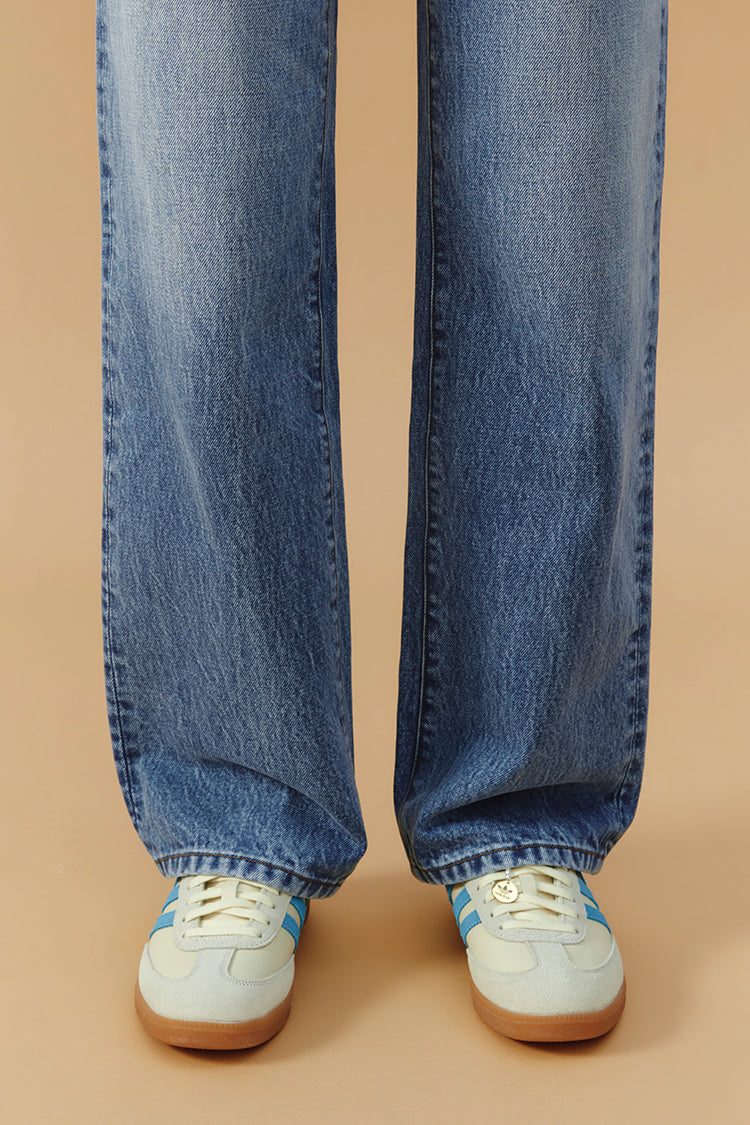 Brooklyn High Rise Full Length Straight Jeans Hey Joanie