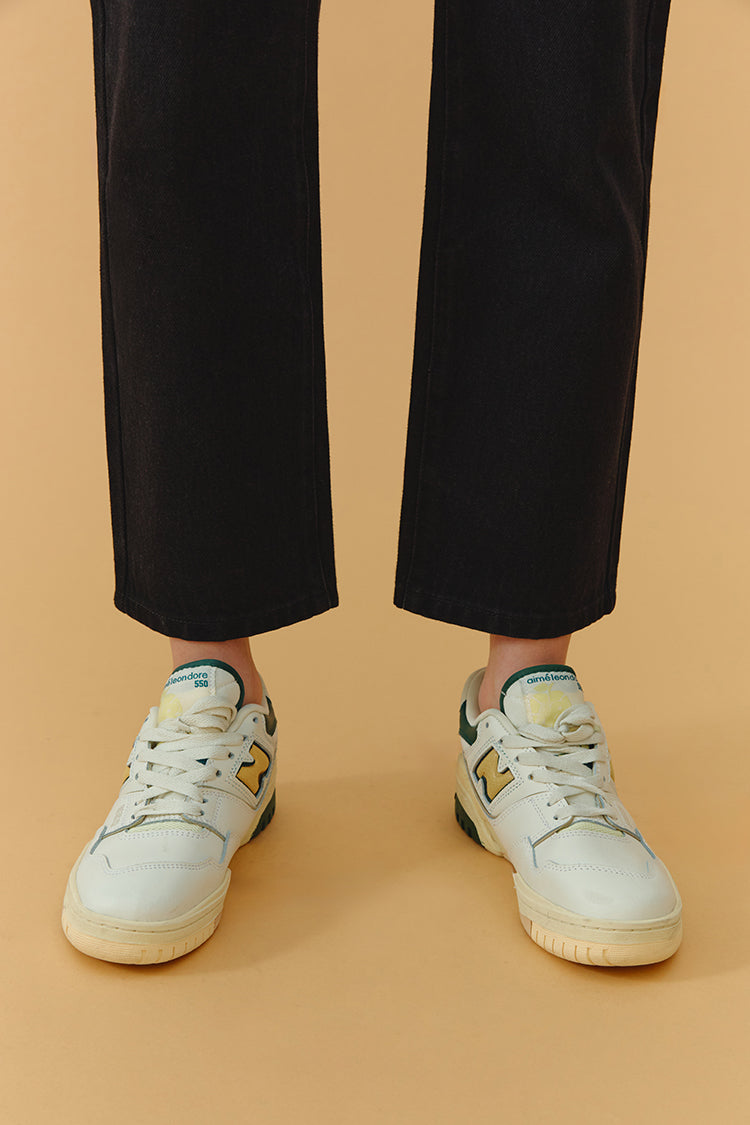 Chelsea High Rise Straight Crop Jeans Heavyweight Denim HJ005