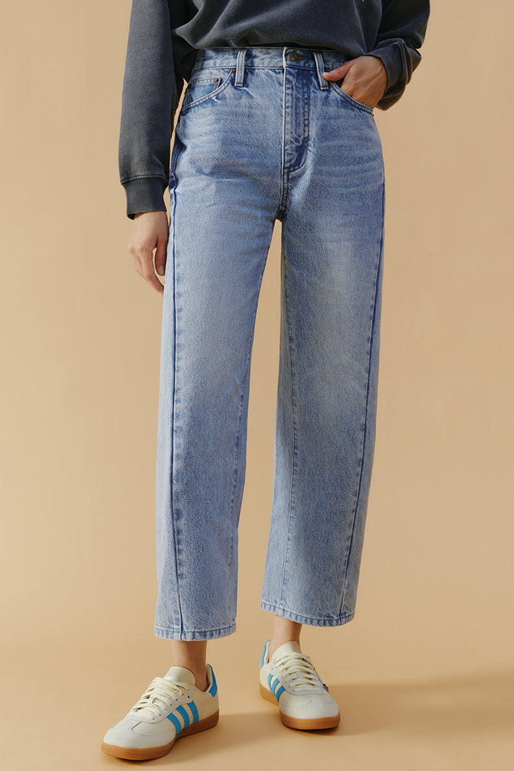 High-Line Curve Ankle High-Rise Ankle Jeans Hey Joanie