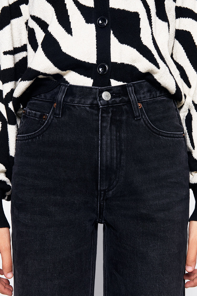 Whitefish High Rise Wide Jeans Mid-weight Denim HJ007 Coney Island