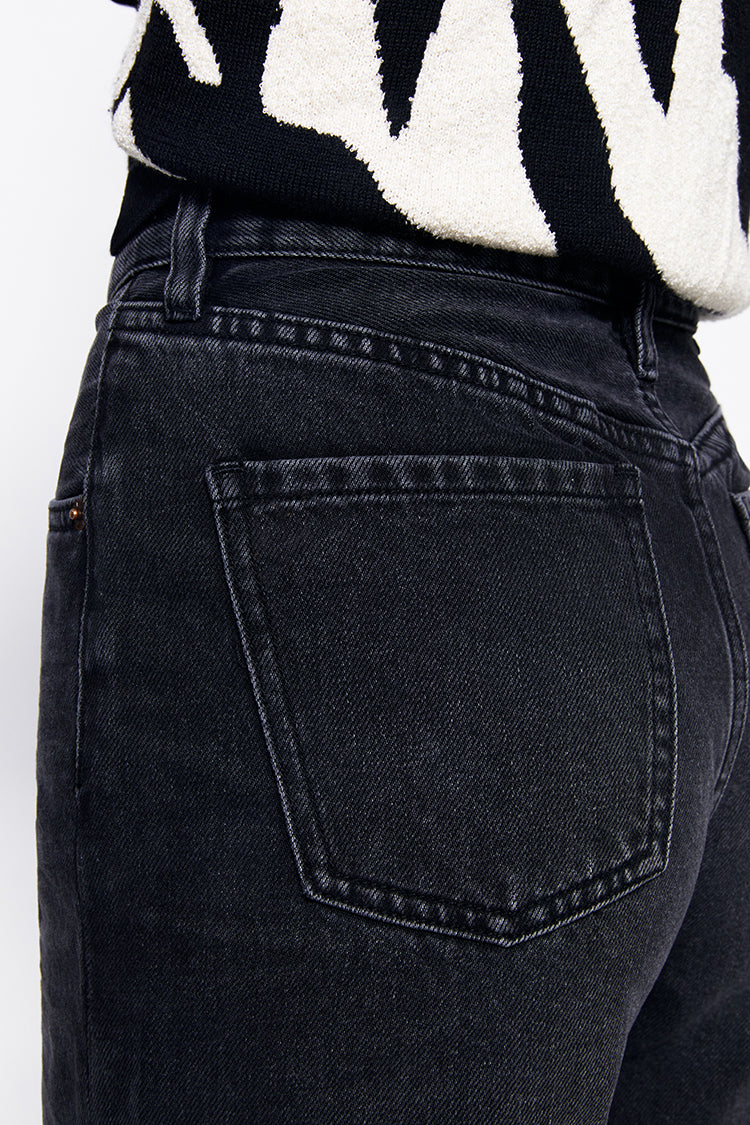 Whitefish High Rise Wide Jeans Mid-weight Denim HJ007 Coney Island