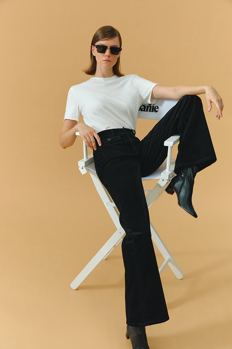Corduroy High-rise Baggy Pants 80'S HJ103