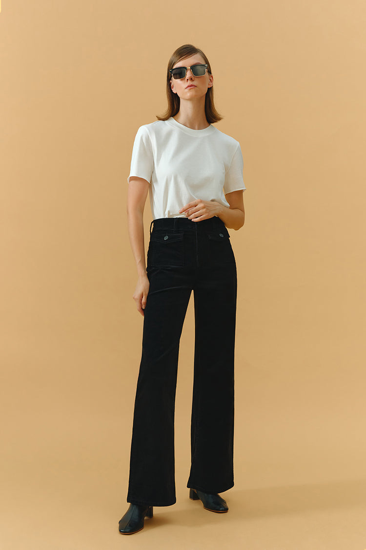 Corduroy High-rise Baggy Pants 80'S HJ103