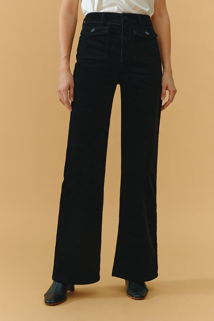 Corduroy High-rise Baggy Pants 80'S HJ103