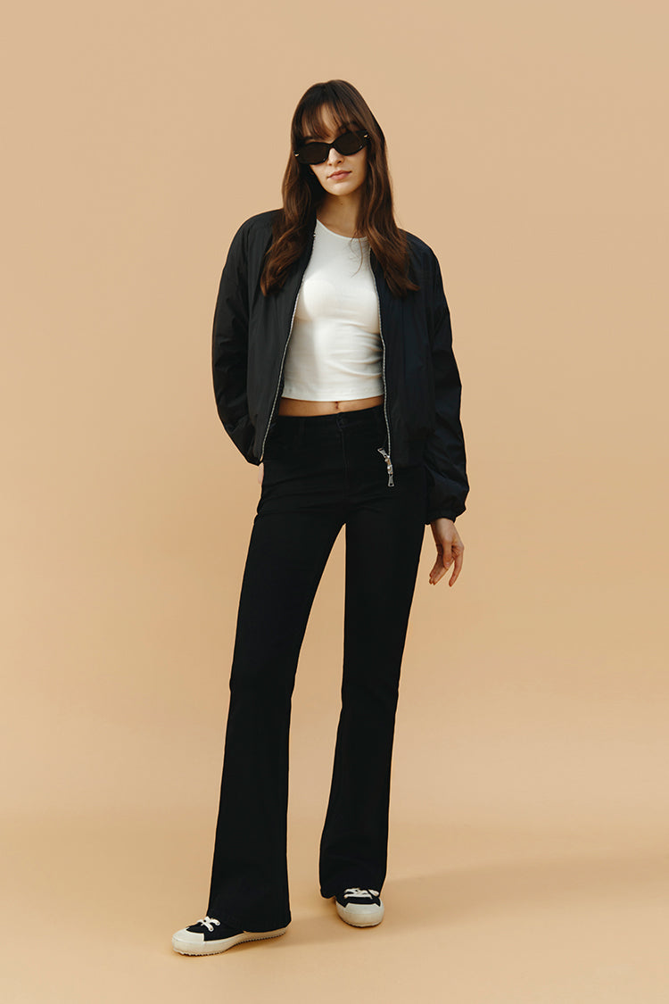 Vintage High Rise Flare Jeans Bootcut Full Length LALA