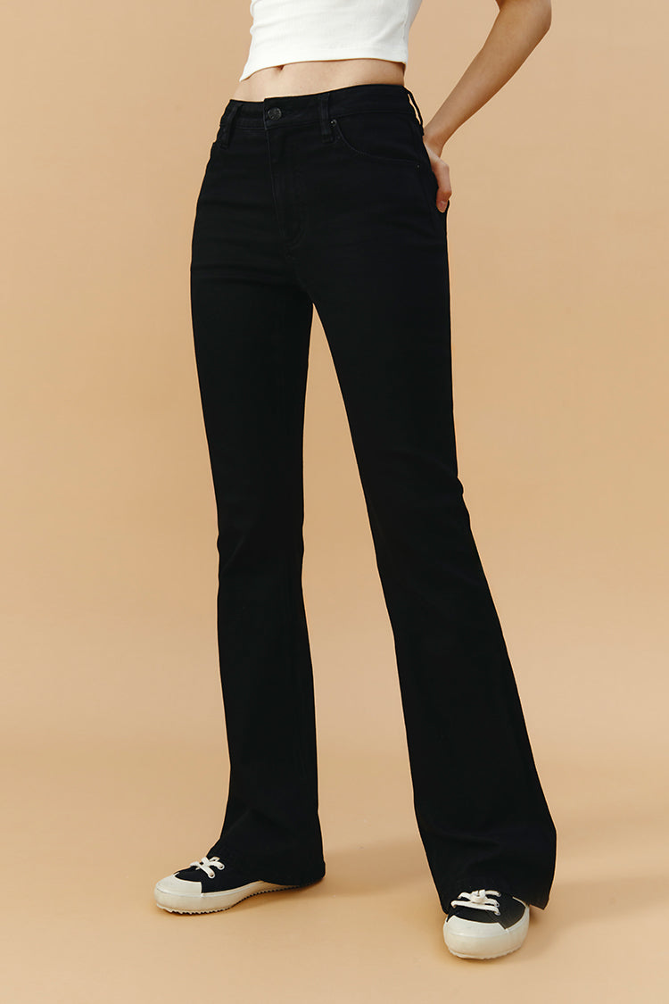 Vintage High Rise Flare Jeans Bootcut Full Length LALA