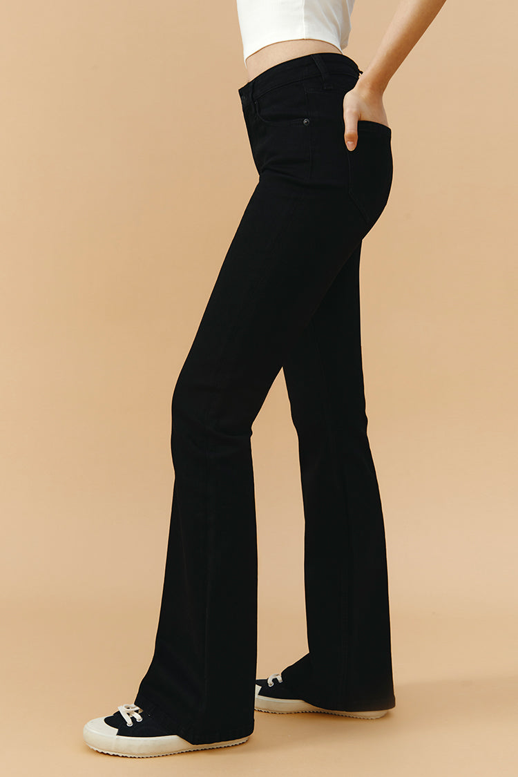 Vintage High Rise Flare Denim Jeans LALA HJ186