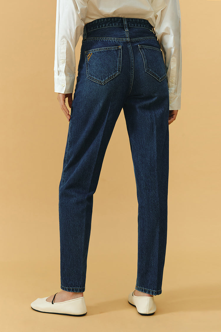 Fifth Avenue High-Rise Ankle Length Tapered Jeans Hey Joanie
