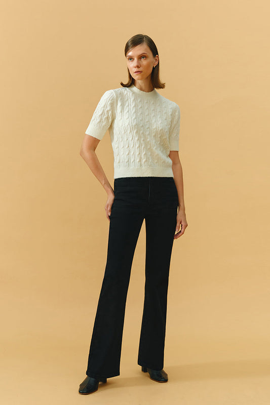 High Rise Bootcut Jeans Barbara HJ004