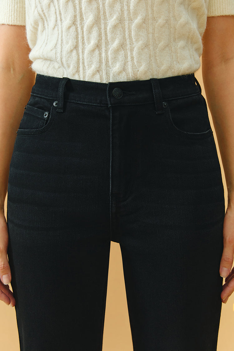 High Rise Bootcut Jeans Barbara HJ004