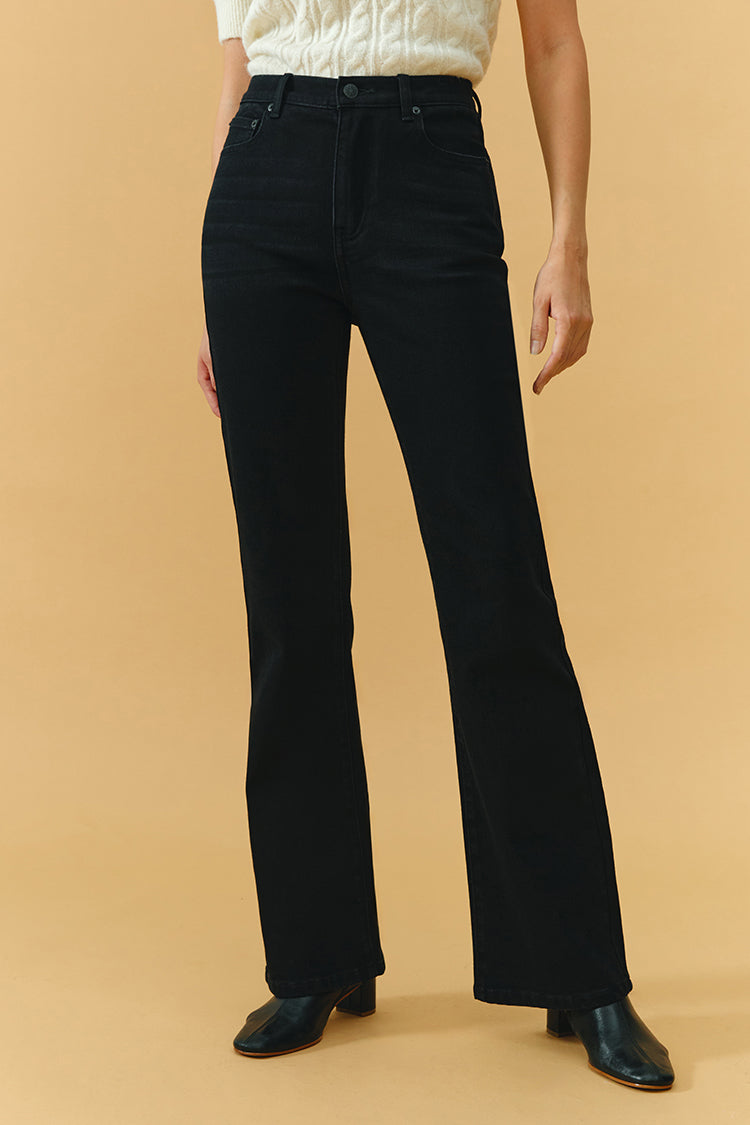 High Rise Bootcut Jeans Barbara HJ004