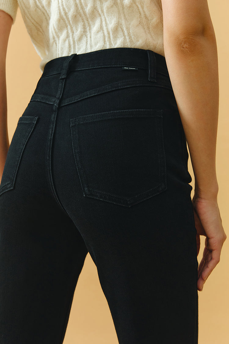 High Rise Bootcut Jeans Barbara HJ004