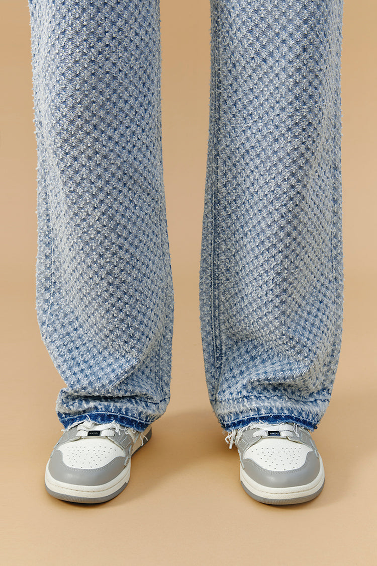 Whitefish Tweed Wide Jeans High-rise Full Length Coney Island