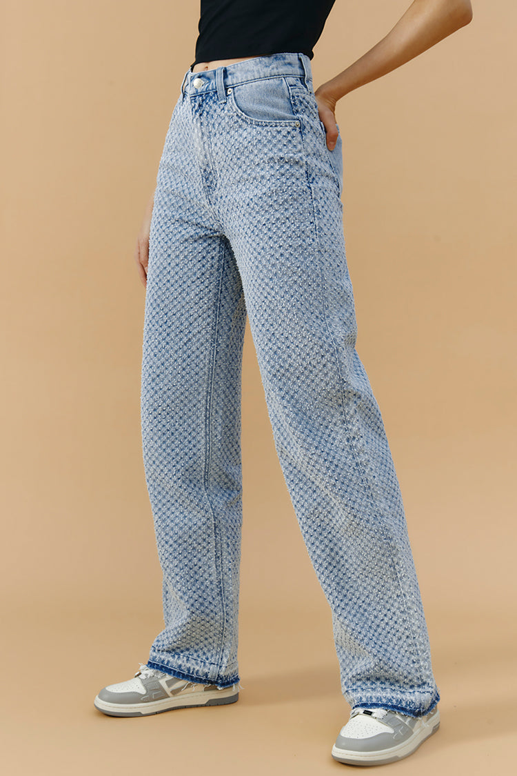 Whitefish Tweed Wide Jeans High-rise Full Length Coney Island