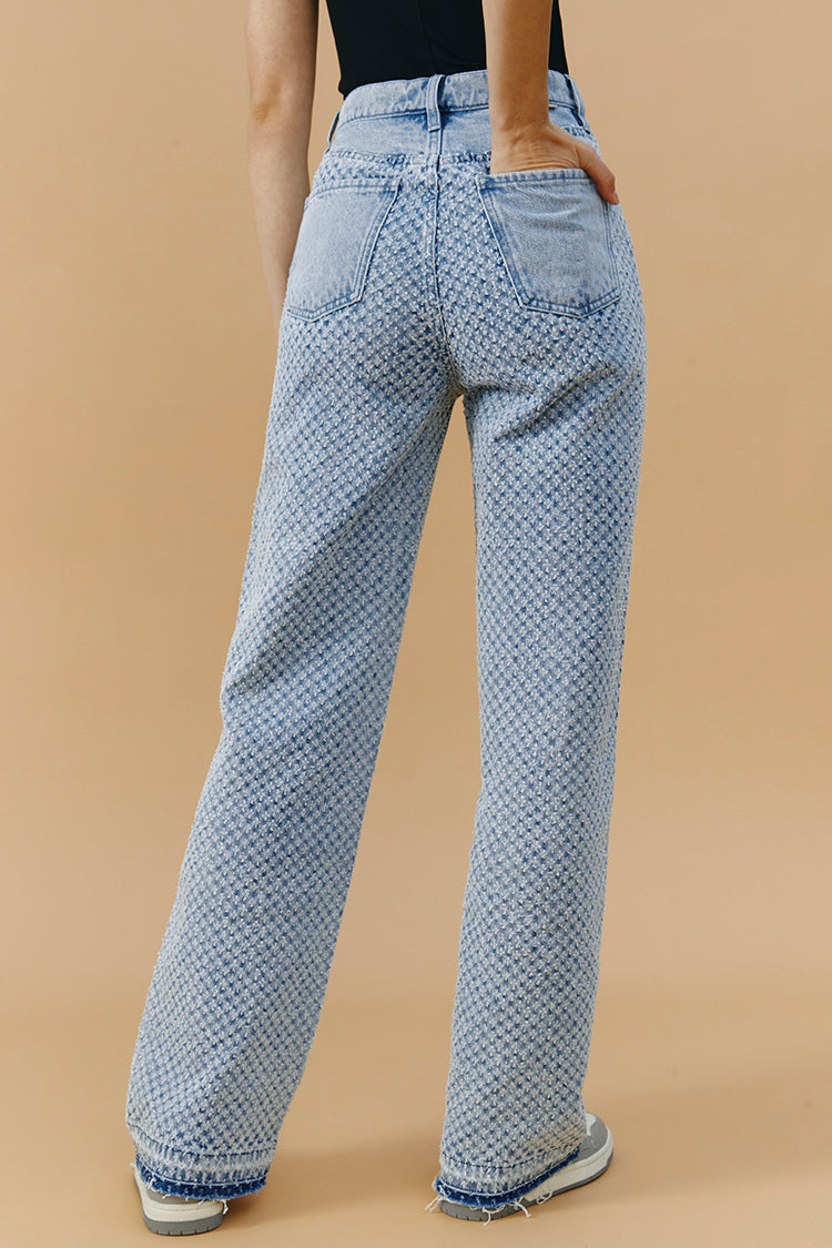 Whitefish Tweed Wide Jeans High-rise Full Length Coney Island