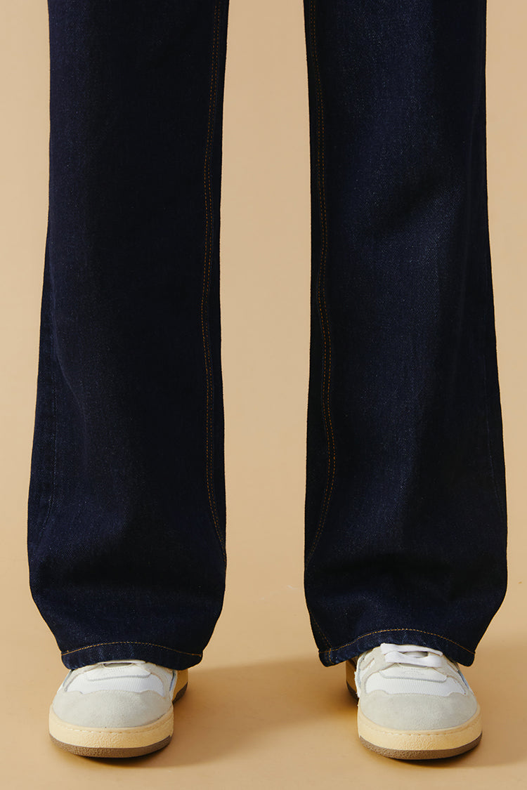 Whitefish High Rise Wide Jeans Mid-weight Denim HJ007 Coney Island