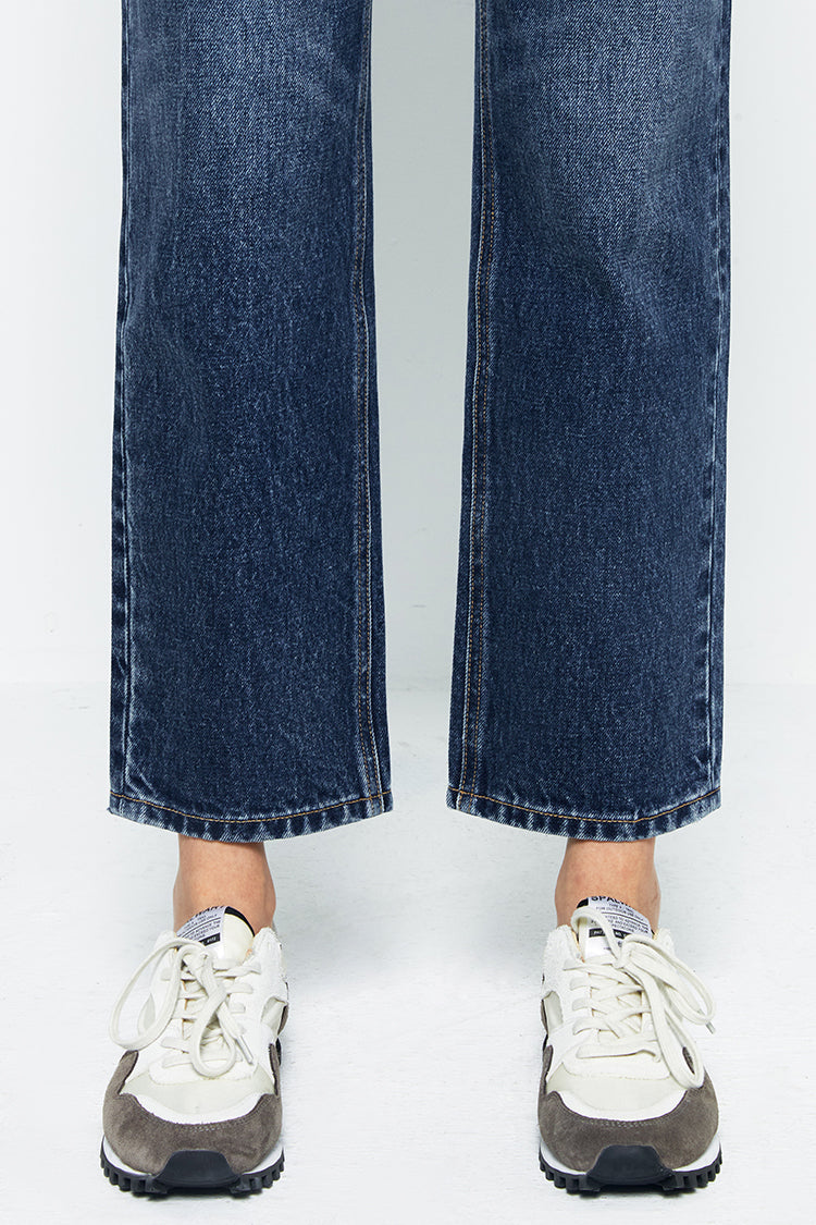 Chelsea High Rise Straight Crop Jeans Heavyweight Denim HJ005